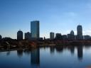 A beautiful day in Boston, overlooking the water