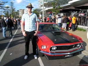 Craig and a \'67 Mustang Mach 1